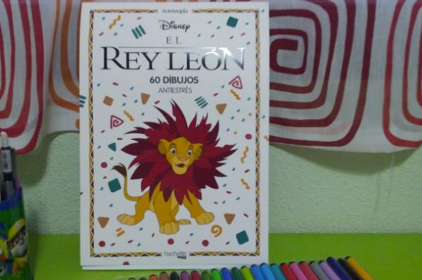 El Rey León, 60 dibujos antiestrés para pequeños artistas