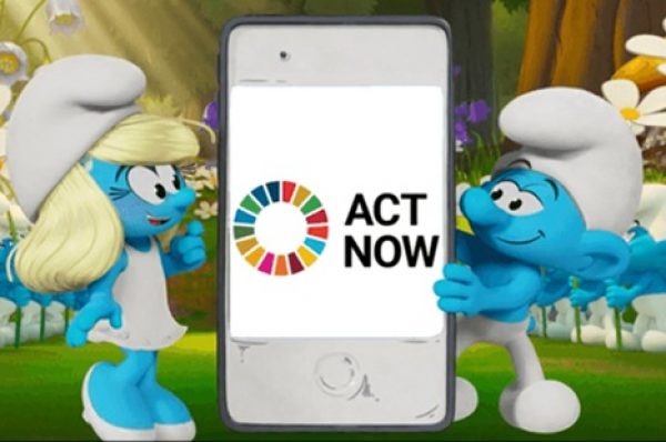 Únete a los Pitufos para apoyar la campaña ACTNOW de la ONU